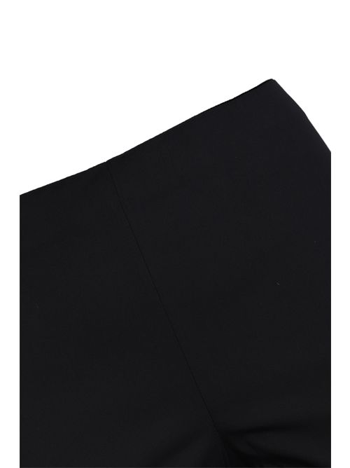 Pantaloni a trombetta Claudette in tela di cotone Nero Liviana Conti | CNTK50Y69-0